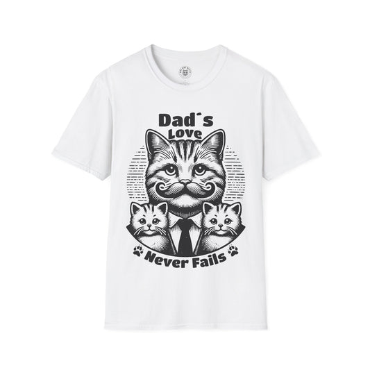 Dad´s Love Never Fails - Unisex Cat Graphic Tees | Graphic T Shirts