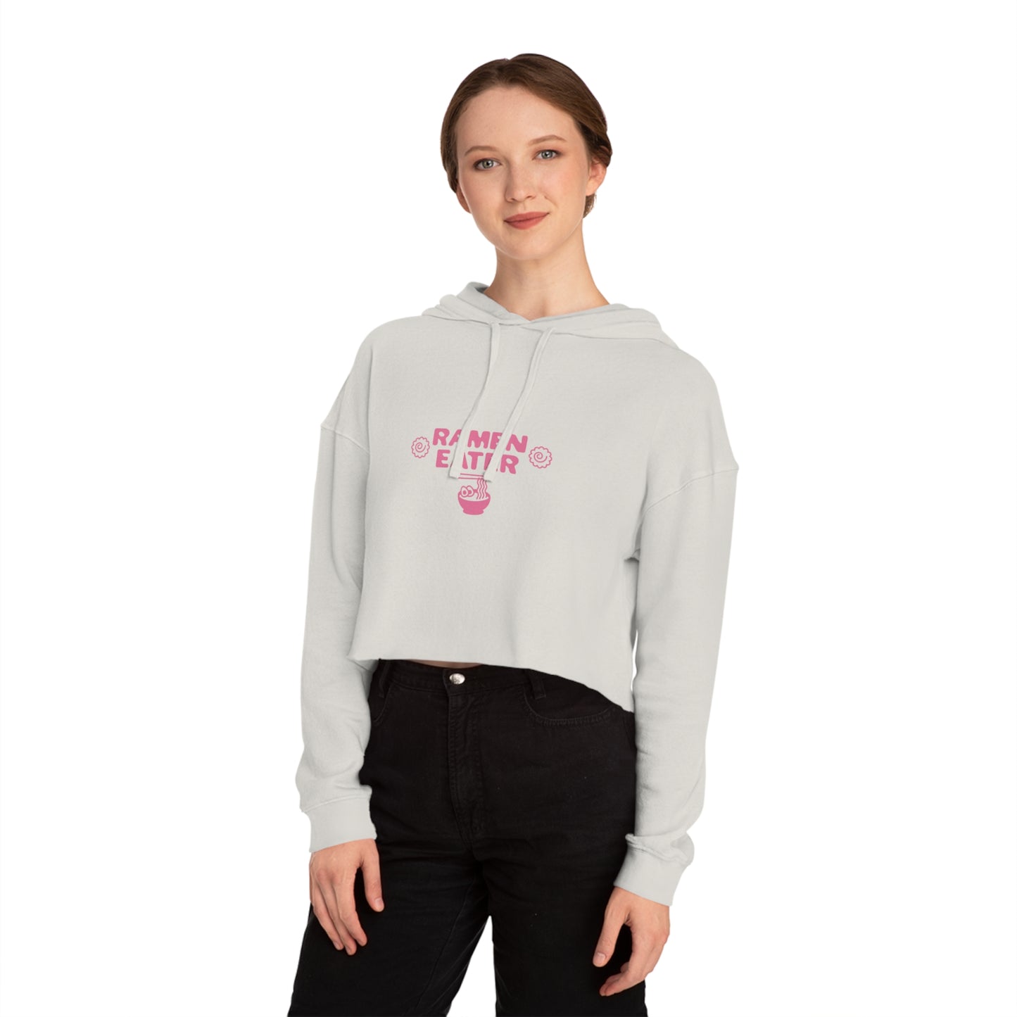 Ramentic Style - Women’s Cropped Hooded Cat Sweatshirt