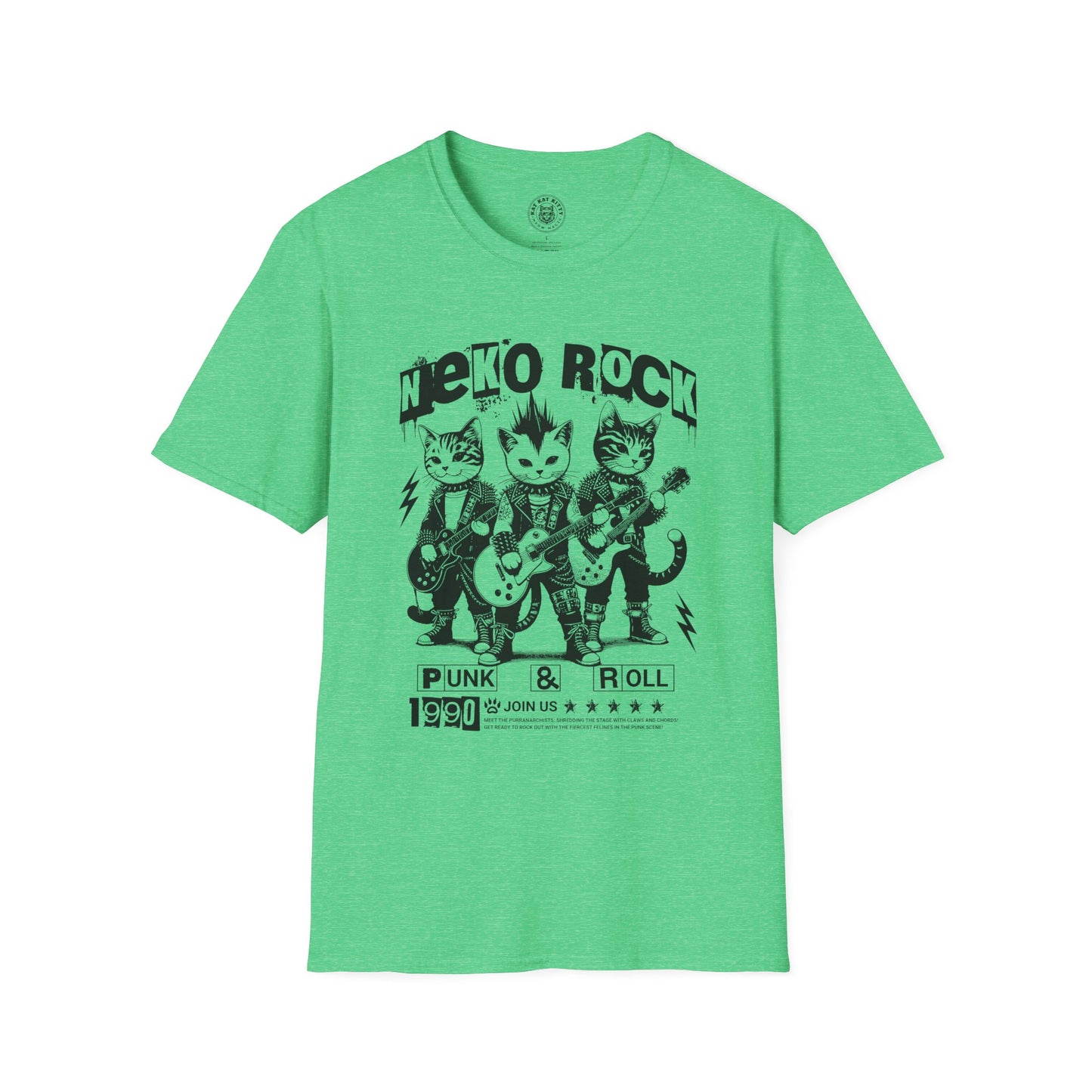 Neko Rock - Unisex Cat T-Shirt