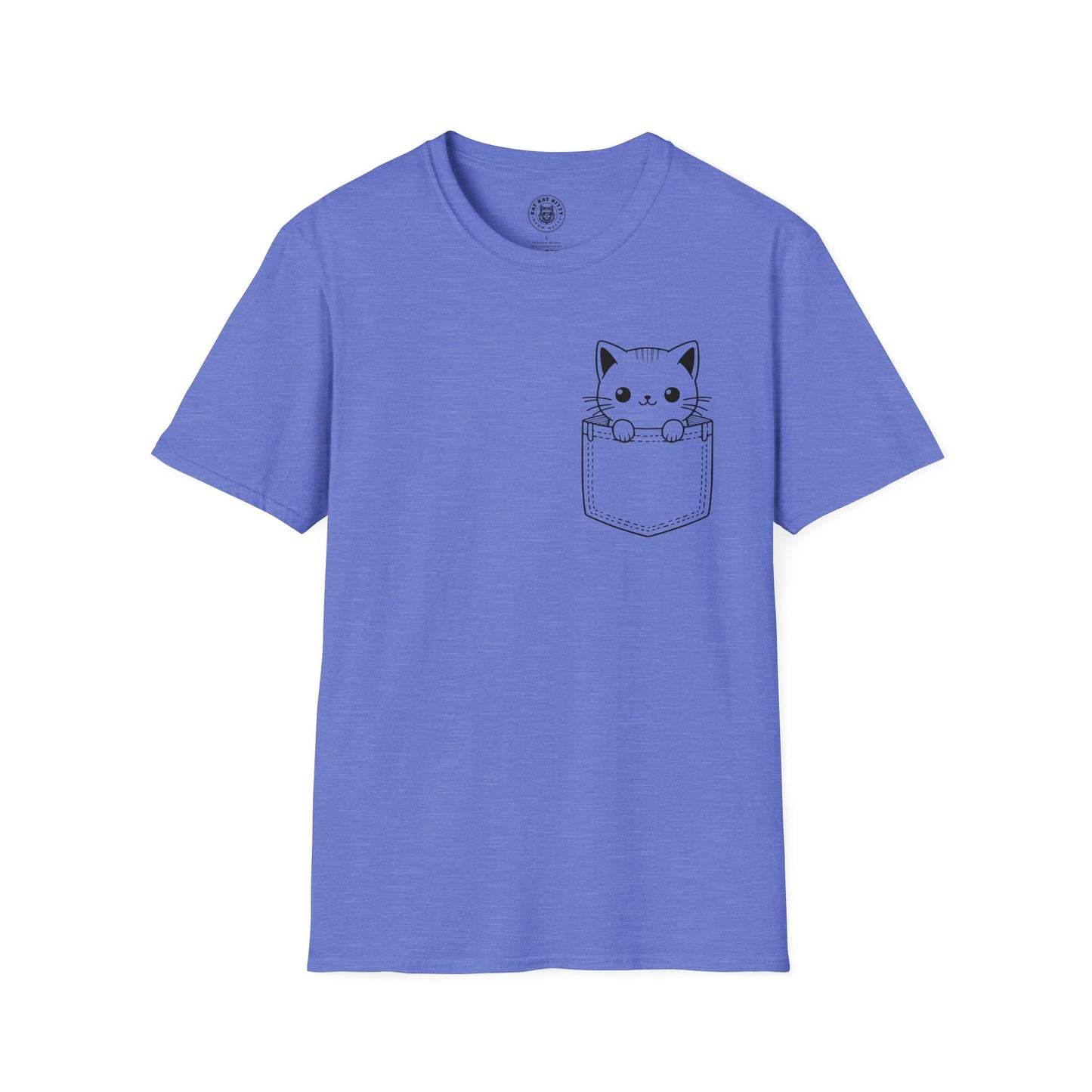 Cat In Pocket 4 - Unisex Cat Graphic Tees | Graphic T Shirts