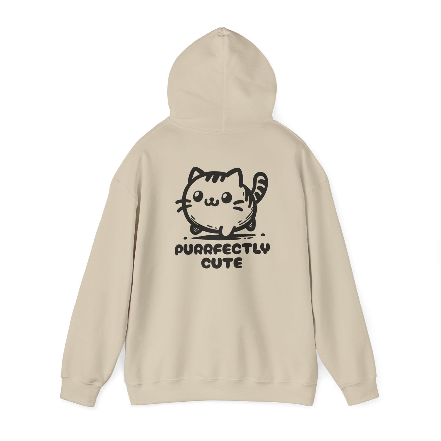 Purrrfectly Cute - Unisex Heavy Blend™ Hooded Cat Sweatshirt