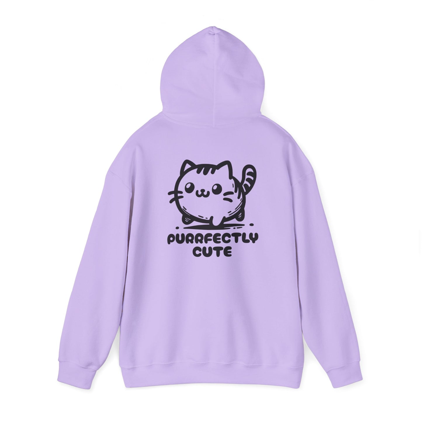 Purrrfectly Cute - Unisex Heavy Blend™ Hooded Cat Sweatshirt