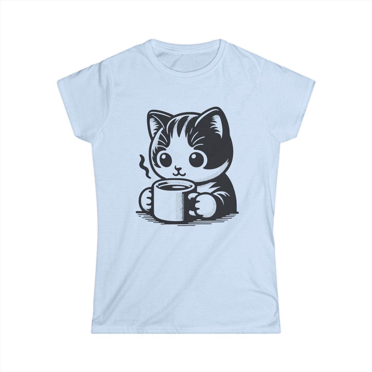 Coffee Cat - Women's Cat Graphic Tees | Graphic T Shirts