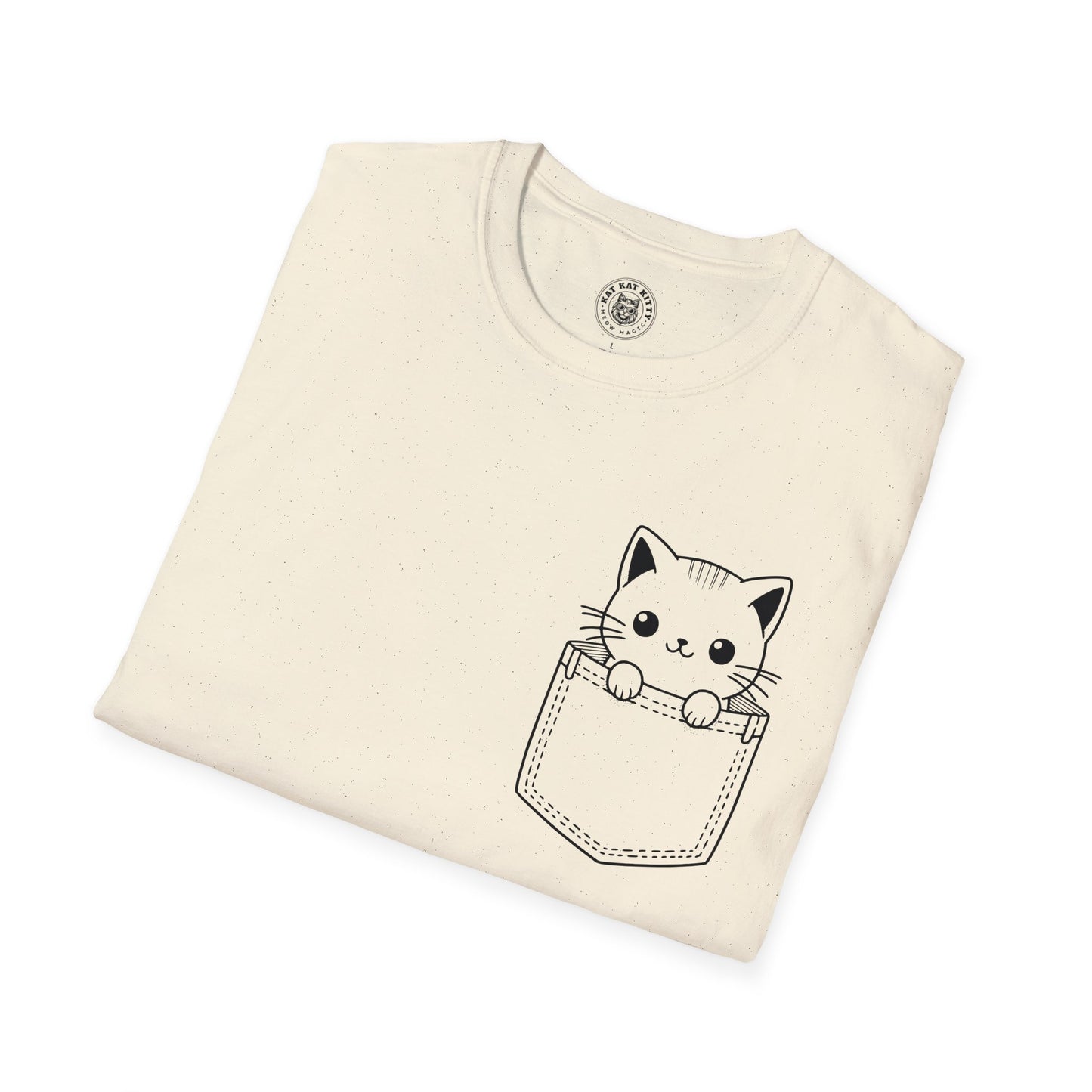 Cat In Pocket 4 - Unisex Cat Graphic Tees | Graphic T Shirts