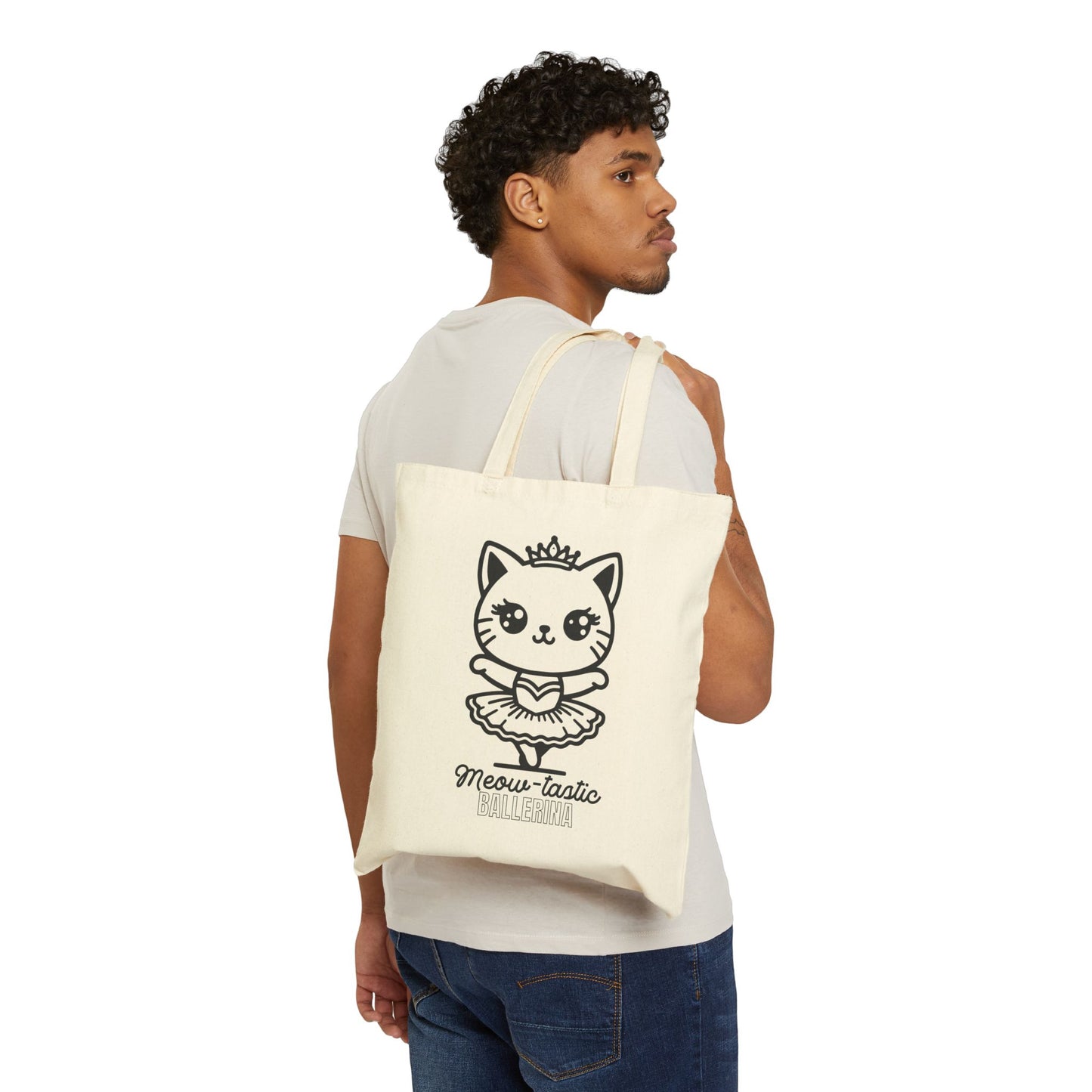 Meow-tastic Ballerina - Cat Tote Bag