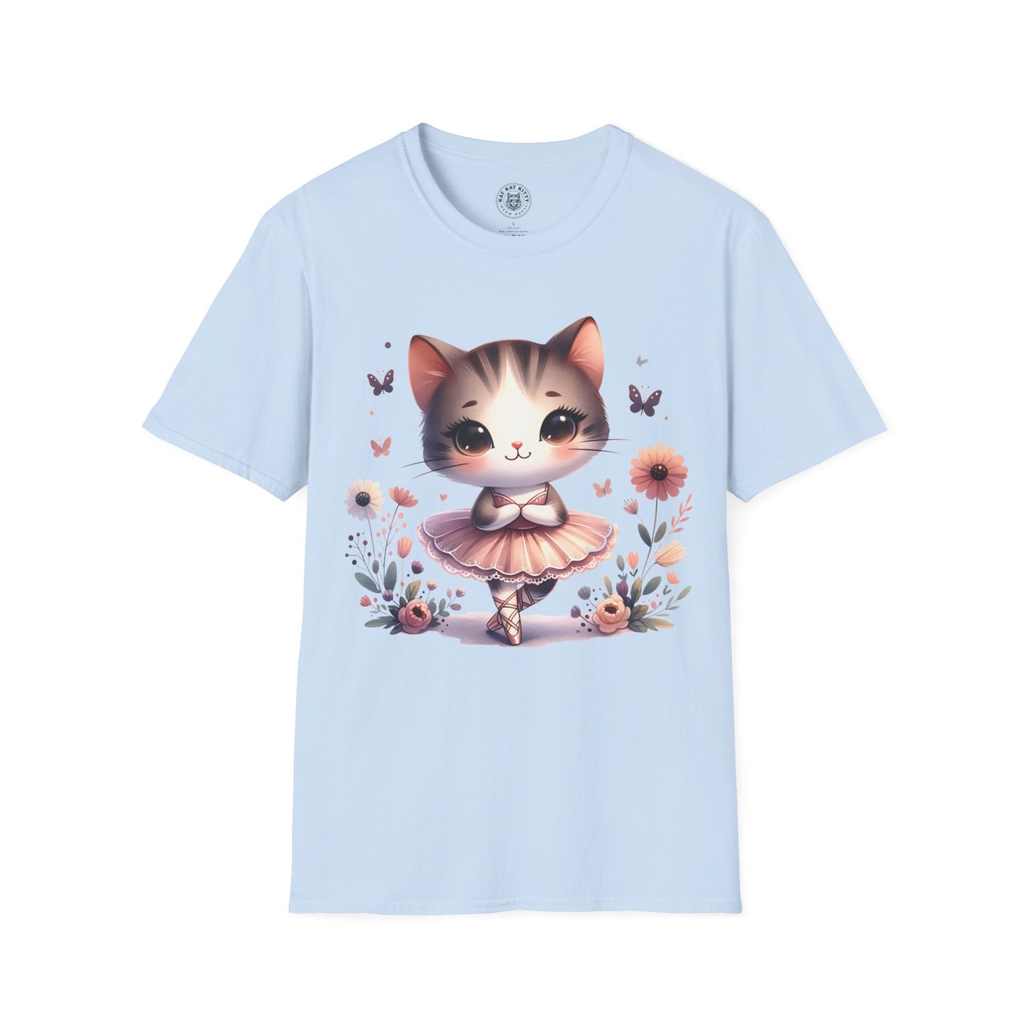 Cute Ballet Cat - Unisex Cat Graphic Tees | Graphic T Shirts