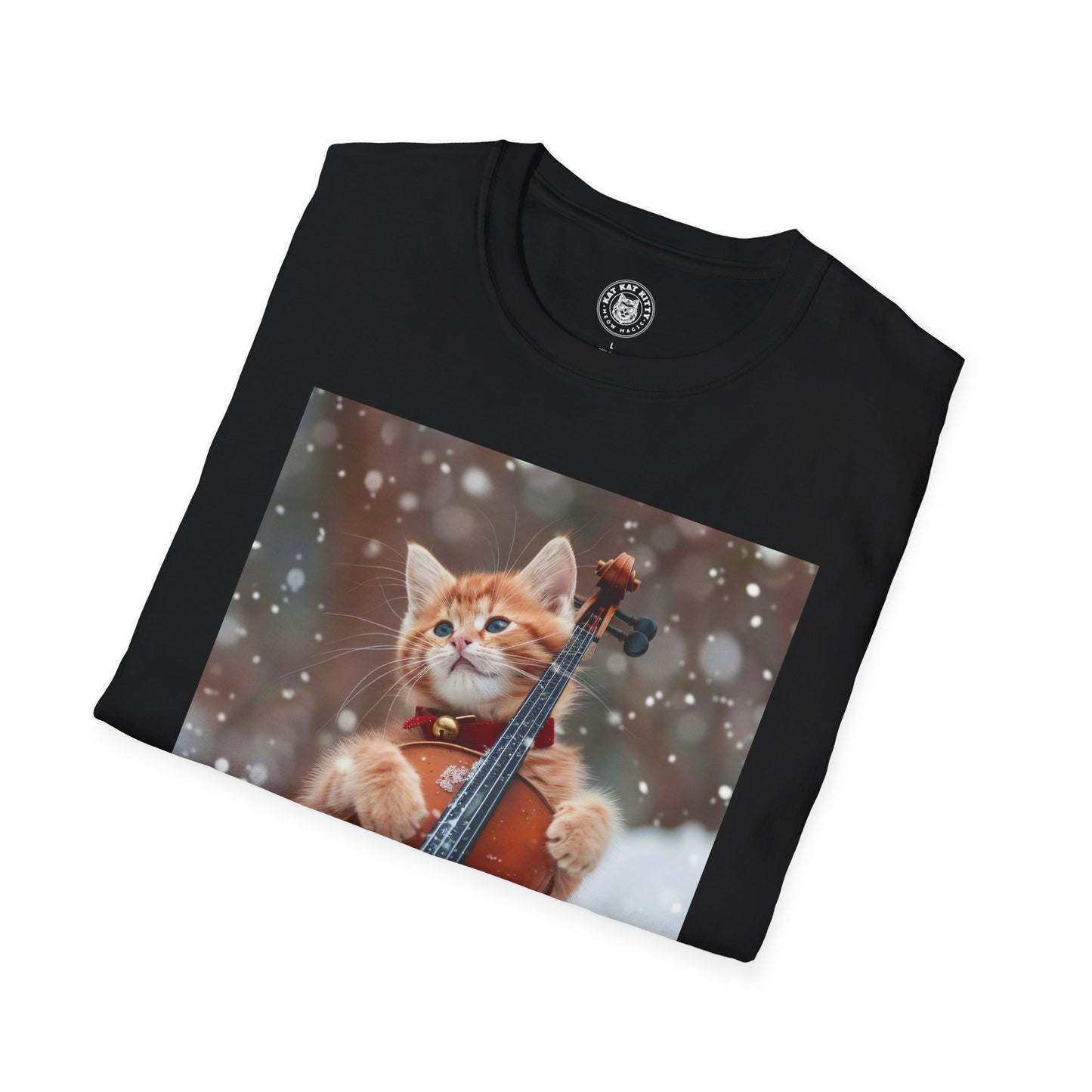 Violinist Cat - Unisex T-Shirt