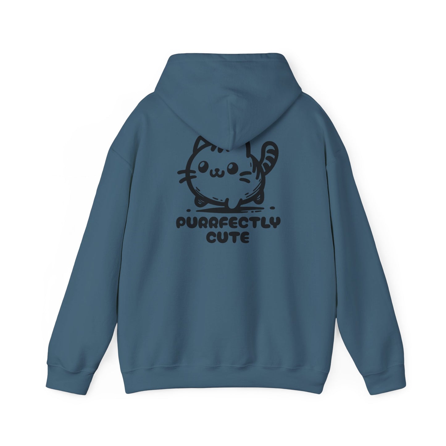 Purrrfectly Cute - Unisex Heavy Blend™ Hooded Cat Sweatshirt