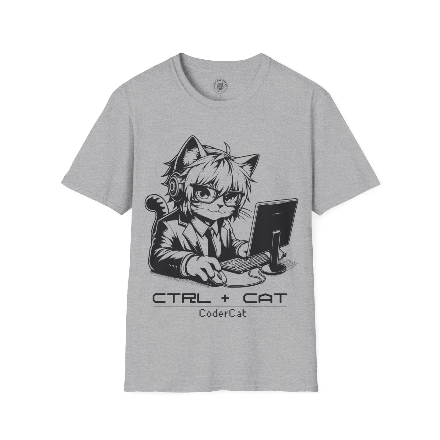 Coder Cat - Unisex Cat Graphic Tees | Graphic T Shirts