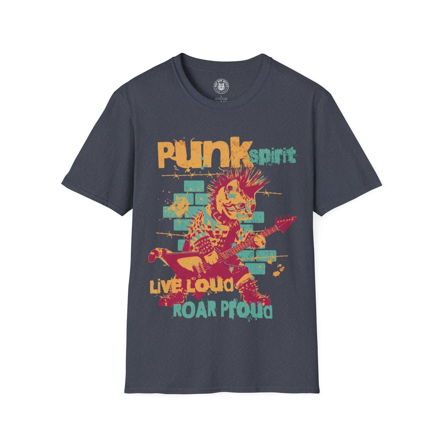 Punk Spirit - Unisex Cat Graphic Tees | Graphic T Shirts