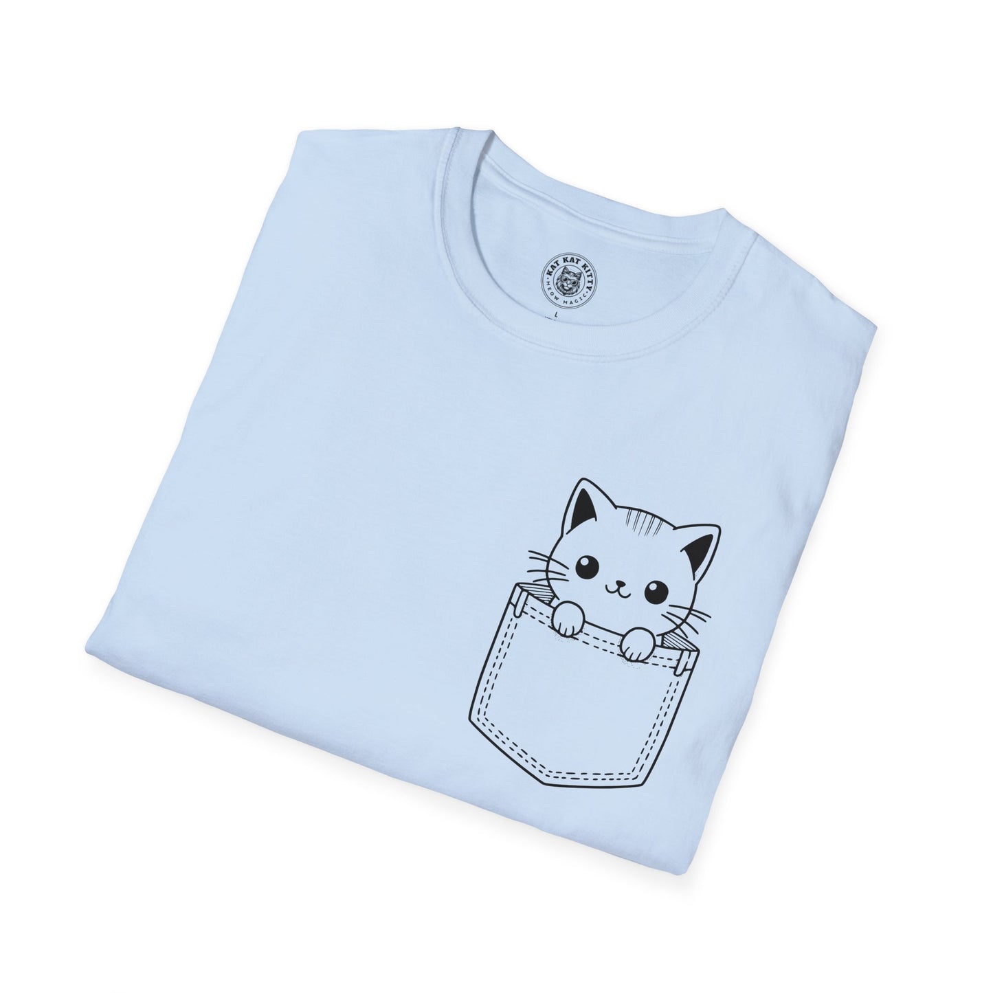 Cat In Pocket 4 - Unisex Cat Graphic Tees | Graphic T Shirts