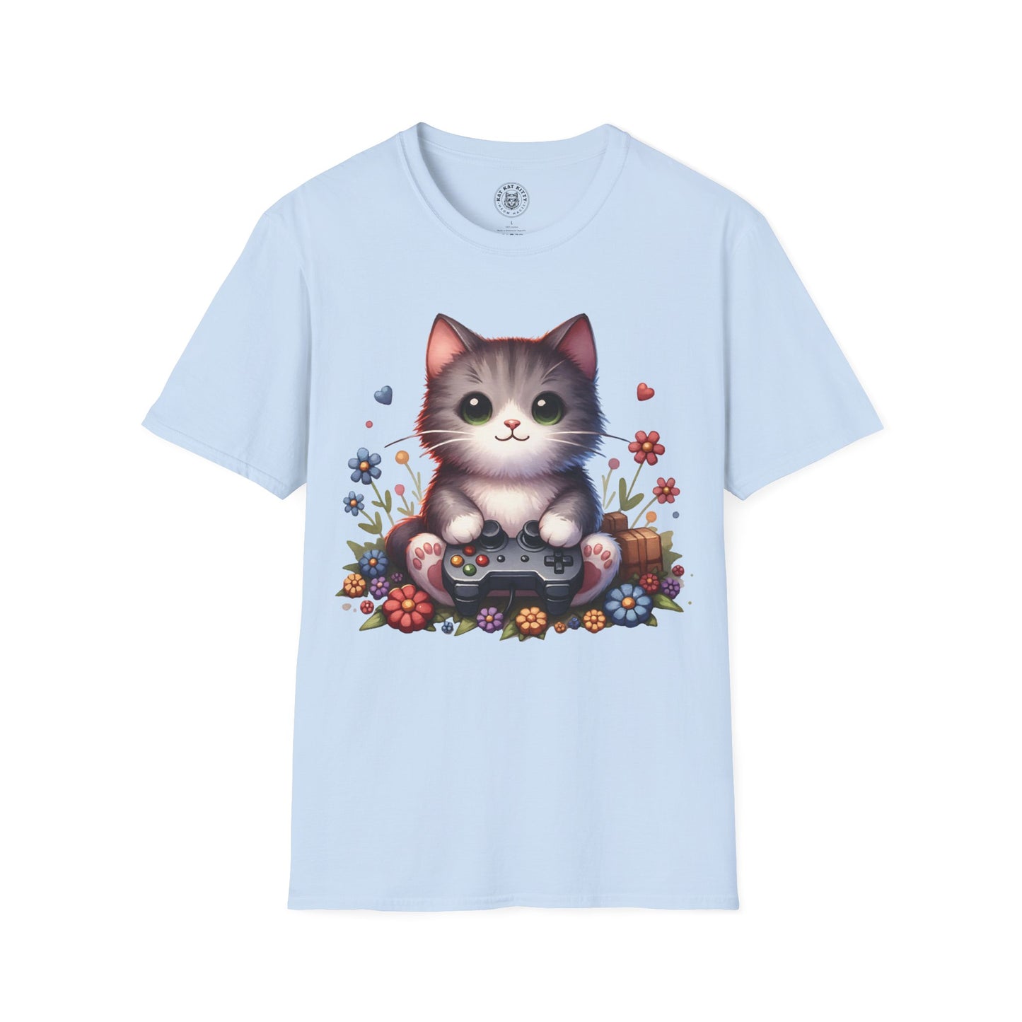 Gamer Cat - Unisex Cat Graphic Tees | Graphic T Shirts