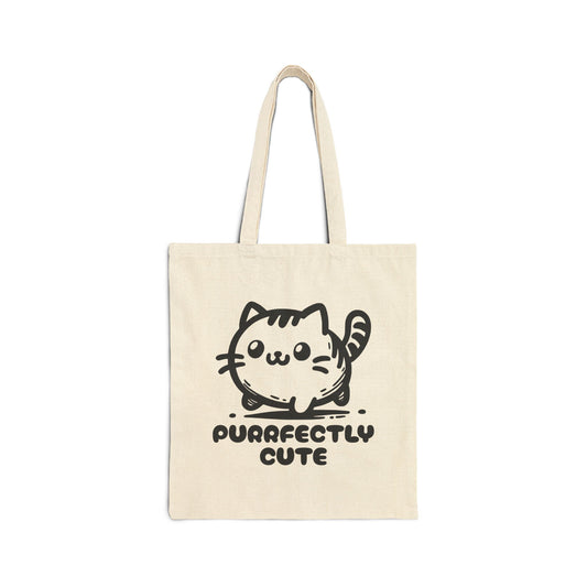 Purrfectly Cute - Cat Tote Bag