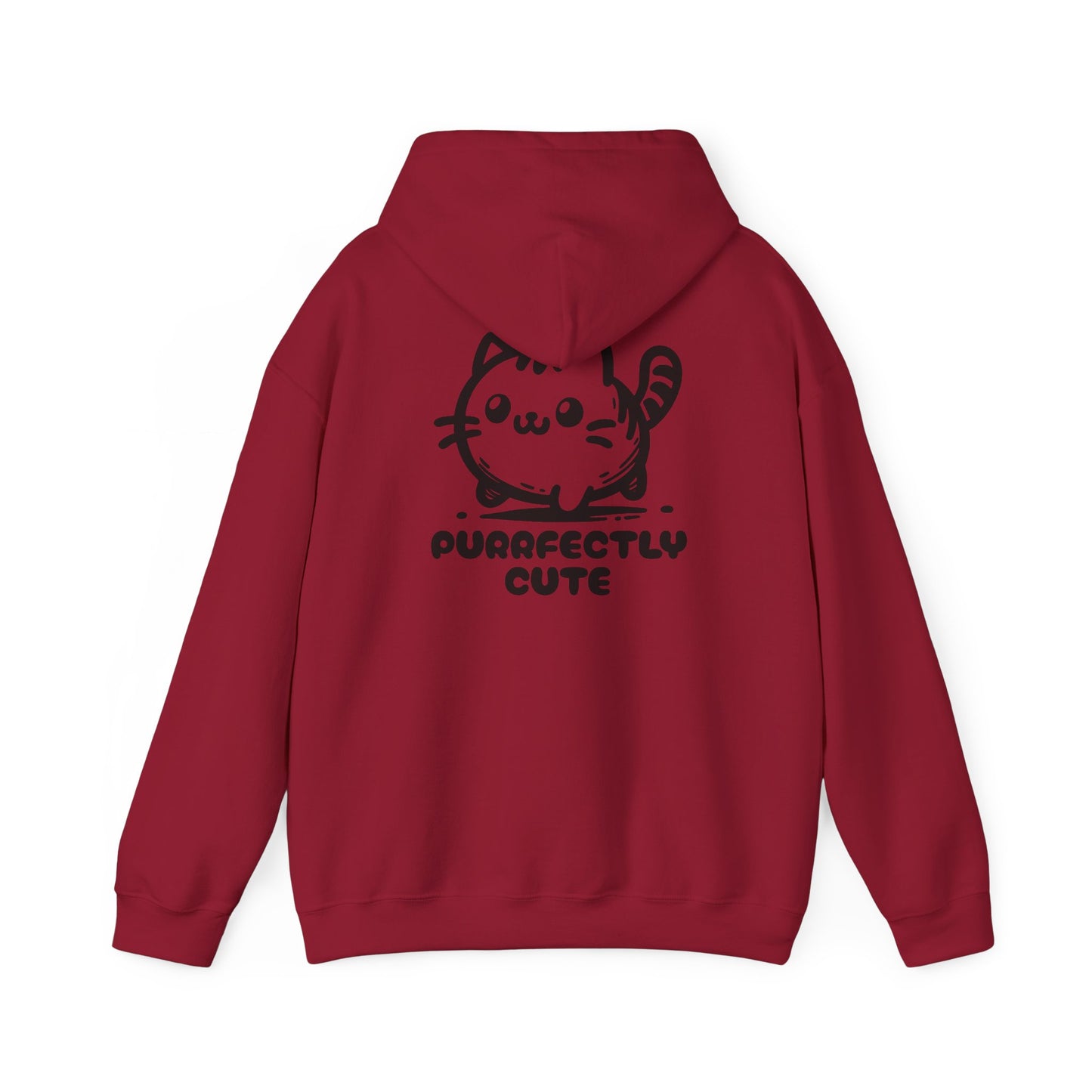 Purrrfectly Cute - Unisex Heavy Blend™ Hooded Cat Sweatshirt