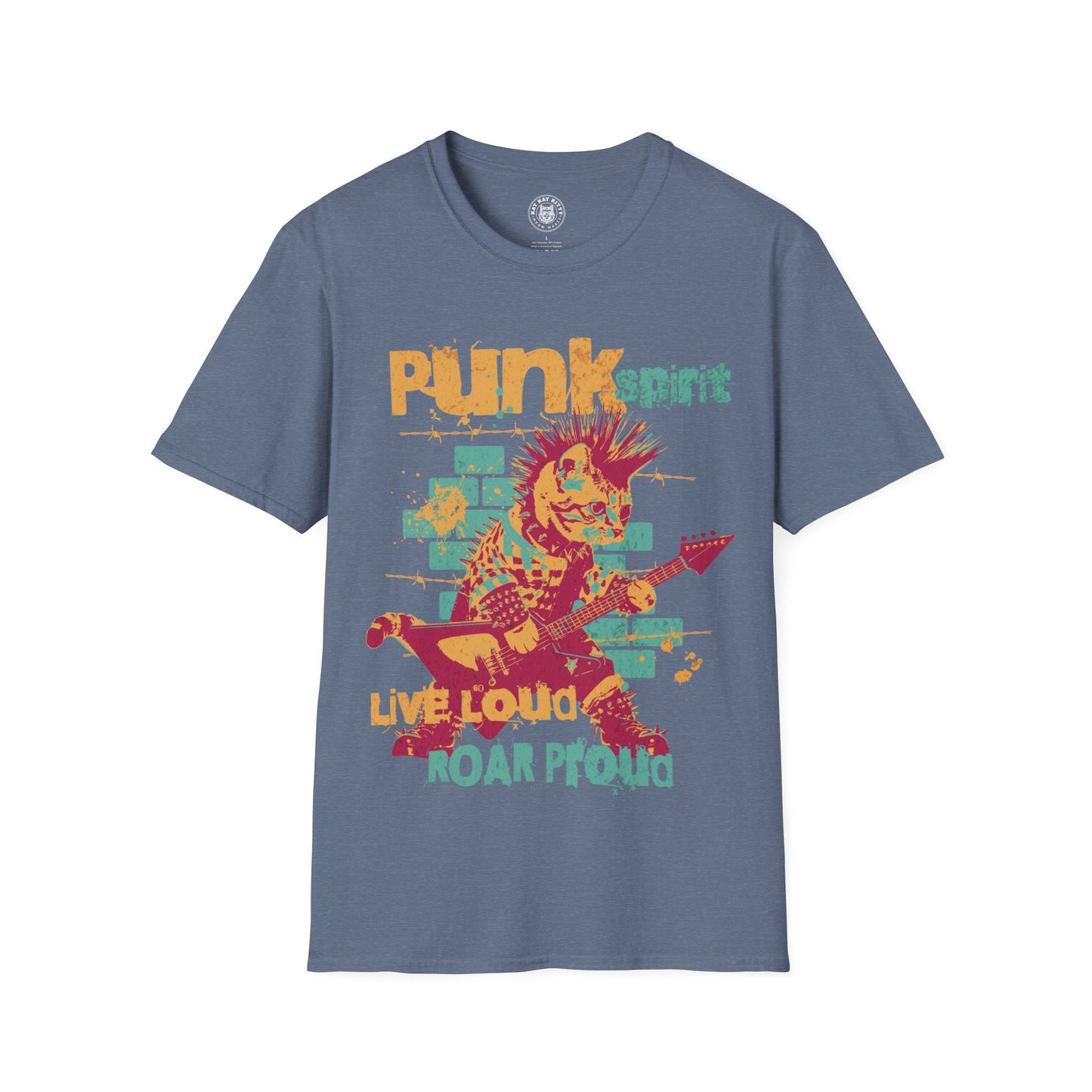 Punk Spirit - Unisex Cat Graphic Tees | Graphic T Shirts