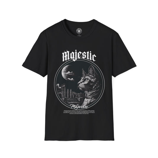 Majestic - Unisex Cat Graphic Tees | Graphic T Shirts