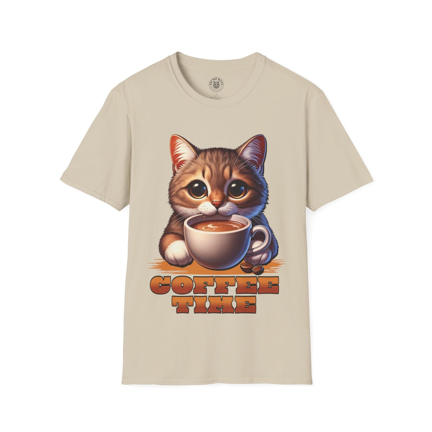 Coffee Time - Unisex Cat Graphic Tees | Graphic T Shirts