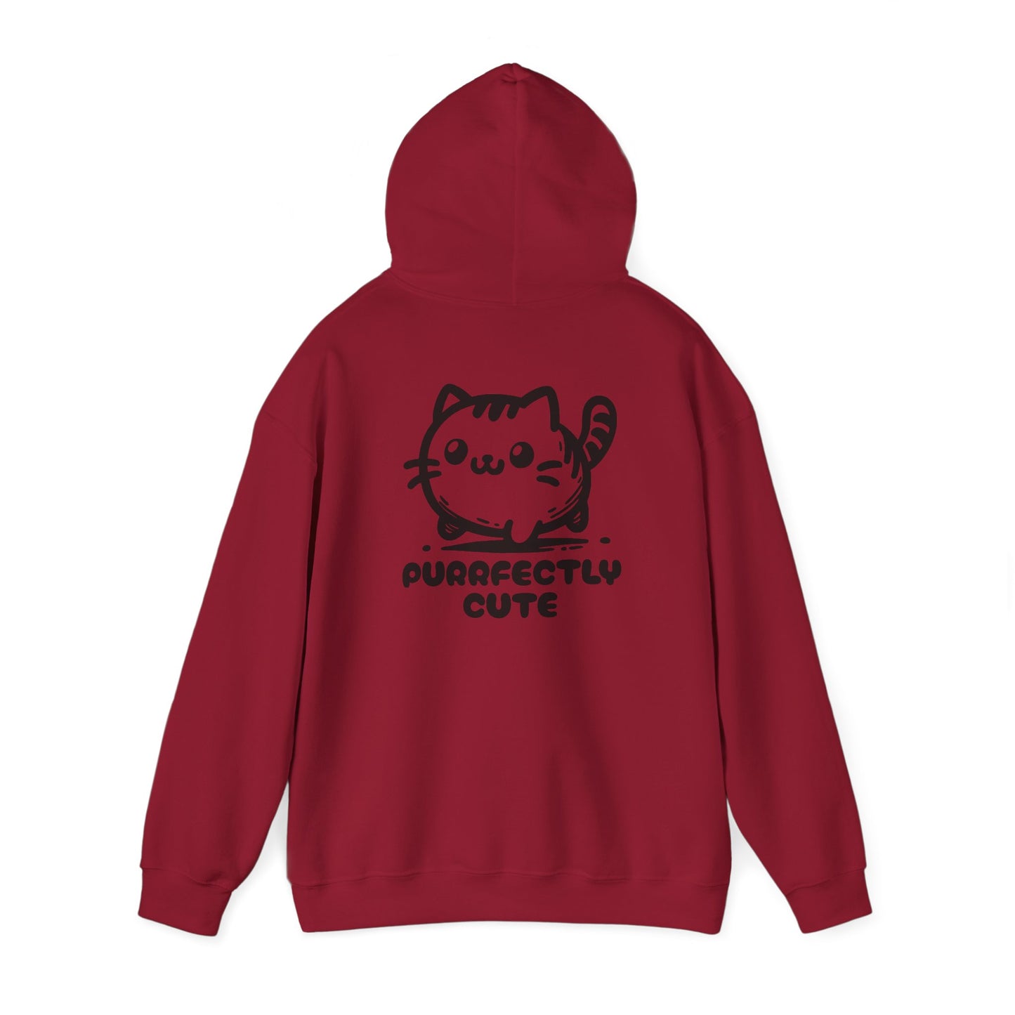 Purrrfectly Cute - Unisex Heavy Blend™ Hooded Cat Sweatshirt