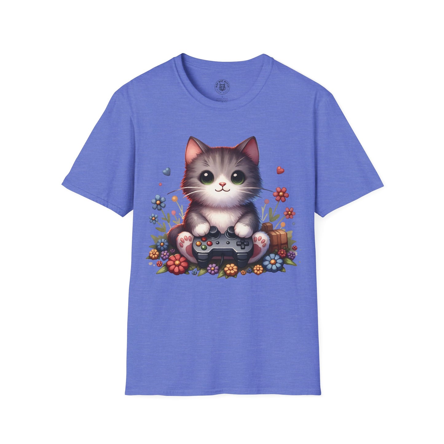 Gamer Cat - Unisex Cat Graphic Tees | Graphic T Shirts