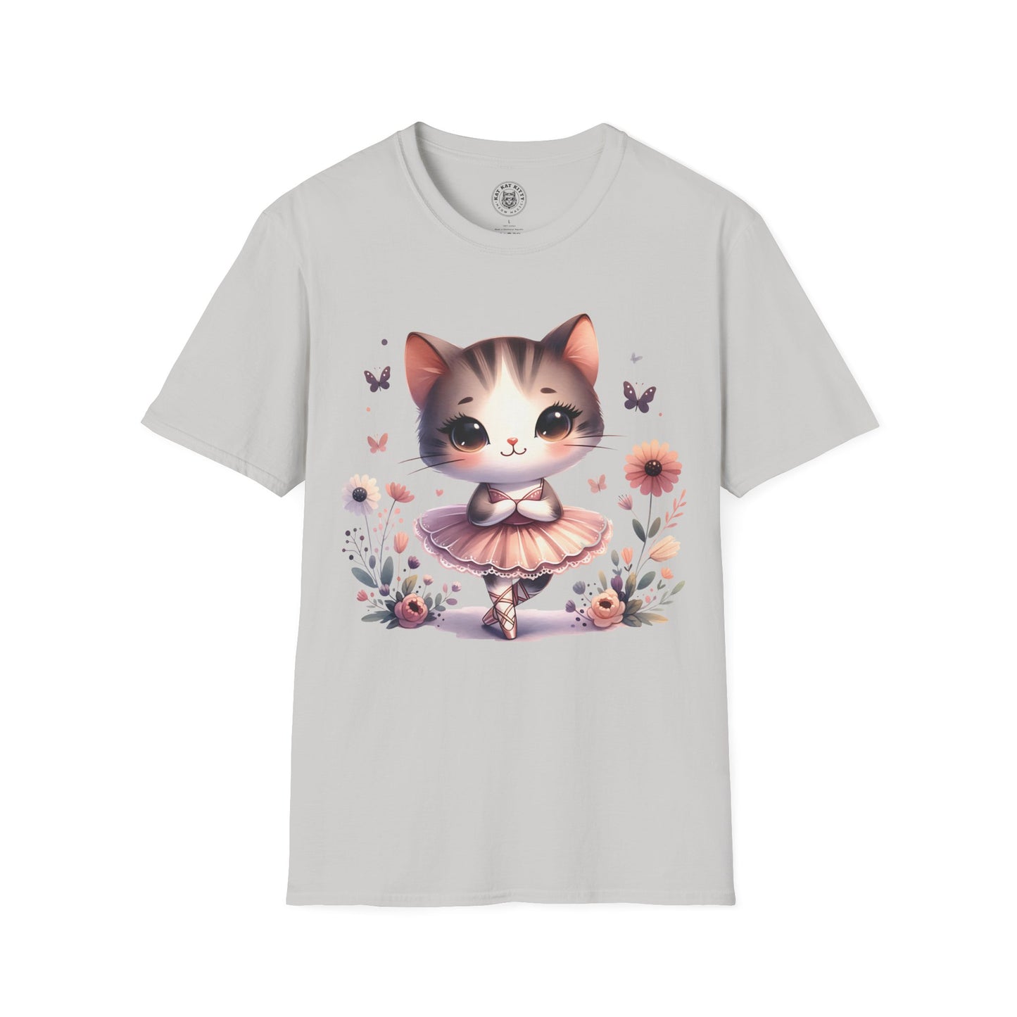 Cute Ballet Cat - Unisex Cat Graphic Tees | Graphic T Shirts