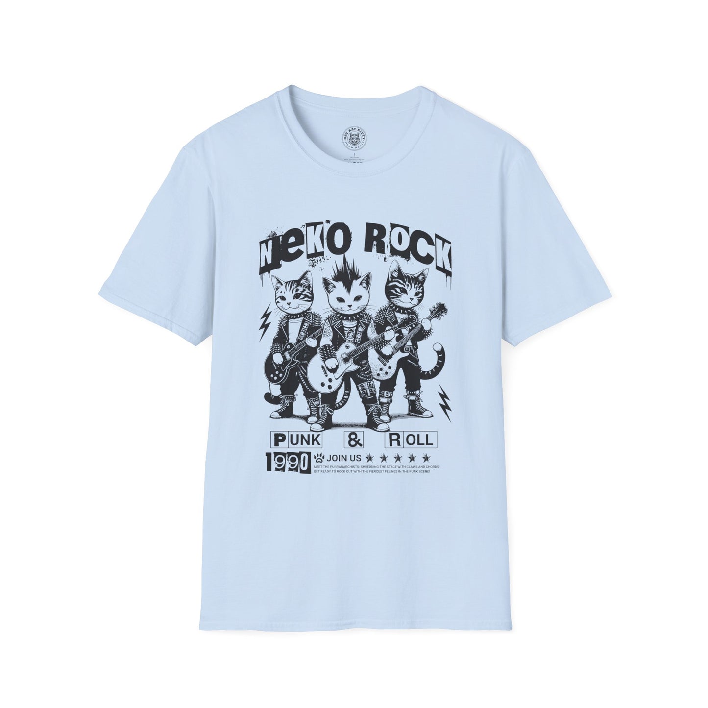 Neko Rock - Unisex Cat T-Shirt