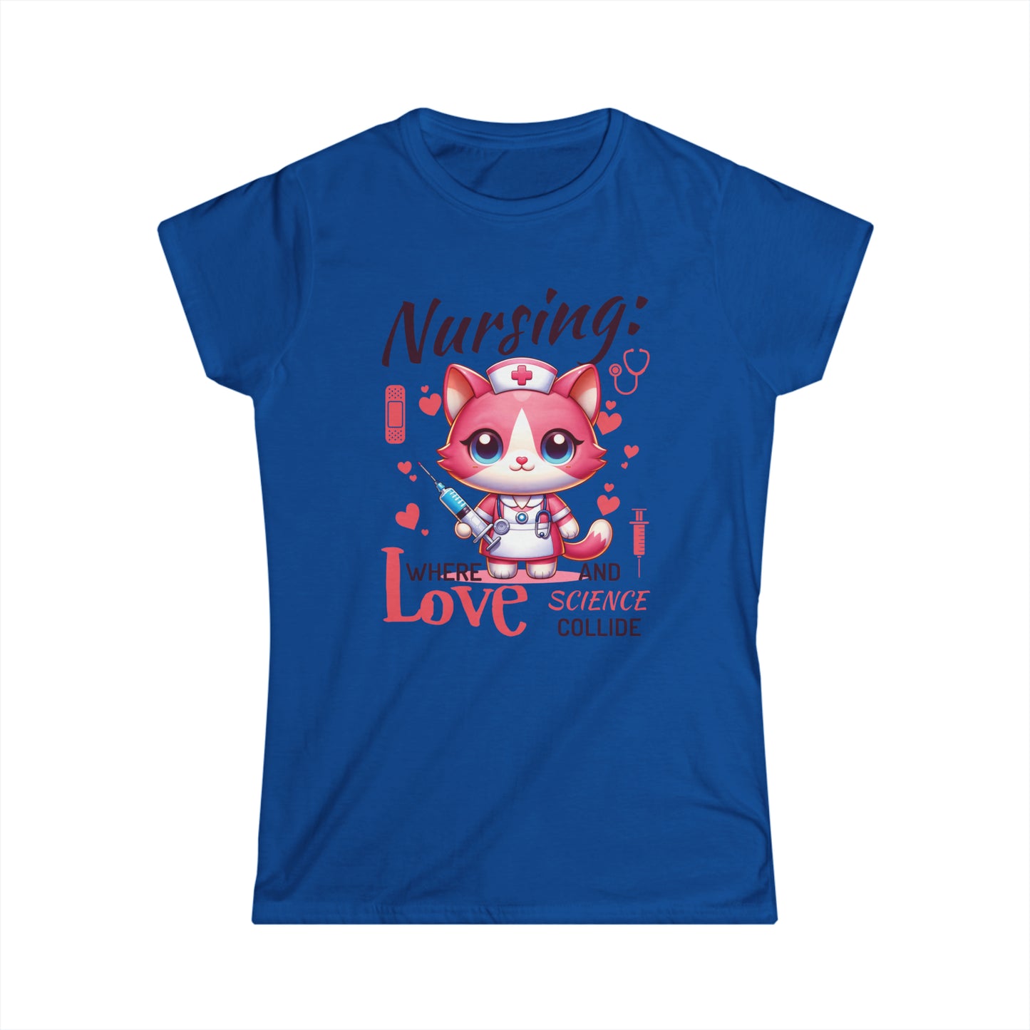 Nursing Cat - Women's Cat Graphic Tees | Graphic T Shirts