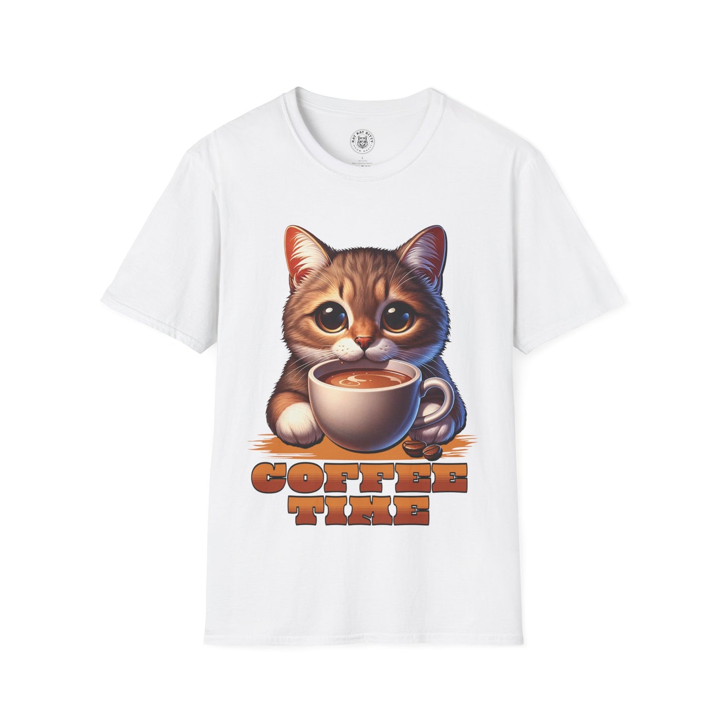 Coffee Time - Unisex Cat Graphic Tees | Graphic T Shirts