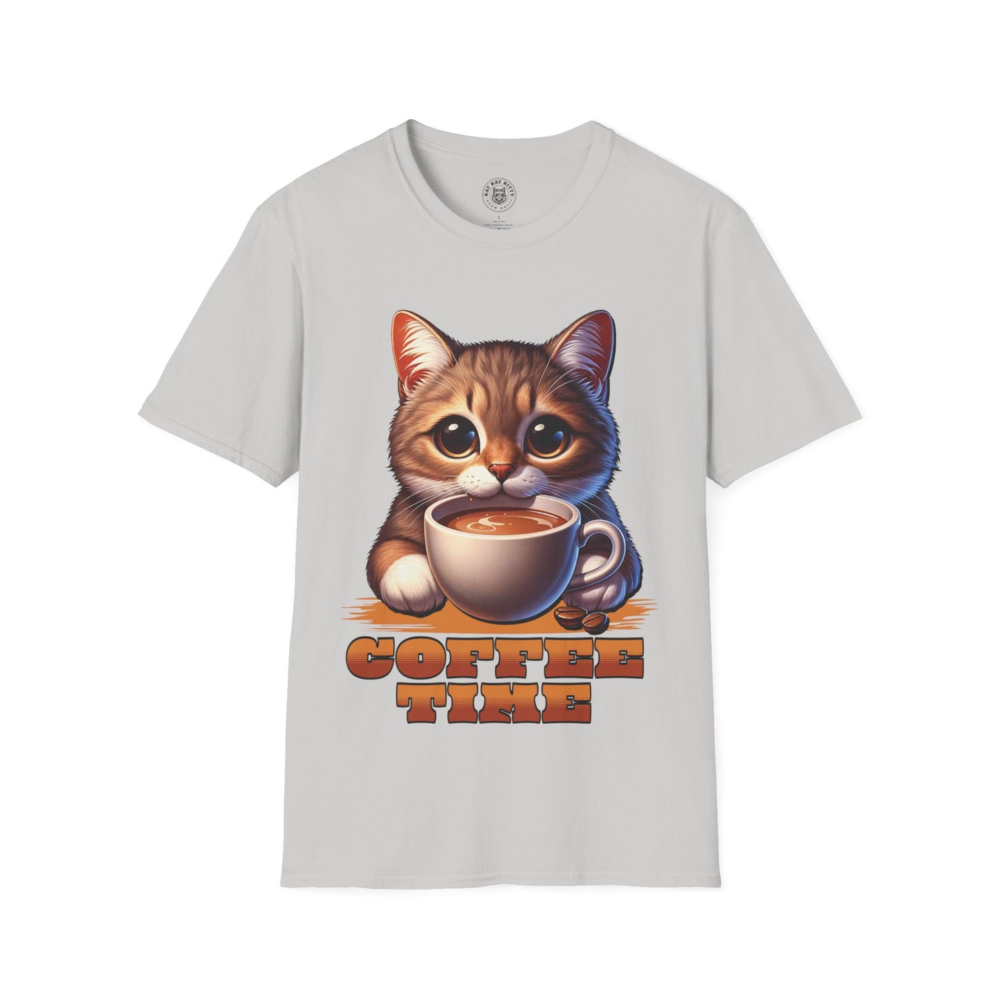 Coffee Time - Unisex Cat Graphic Tees | Graphic T Shirts