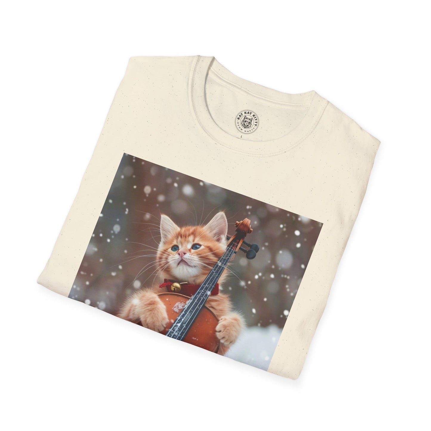 Violinist Cat - Unisex T-Shirt