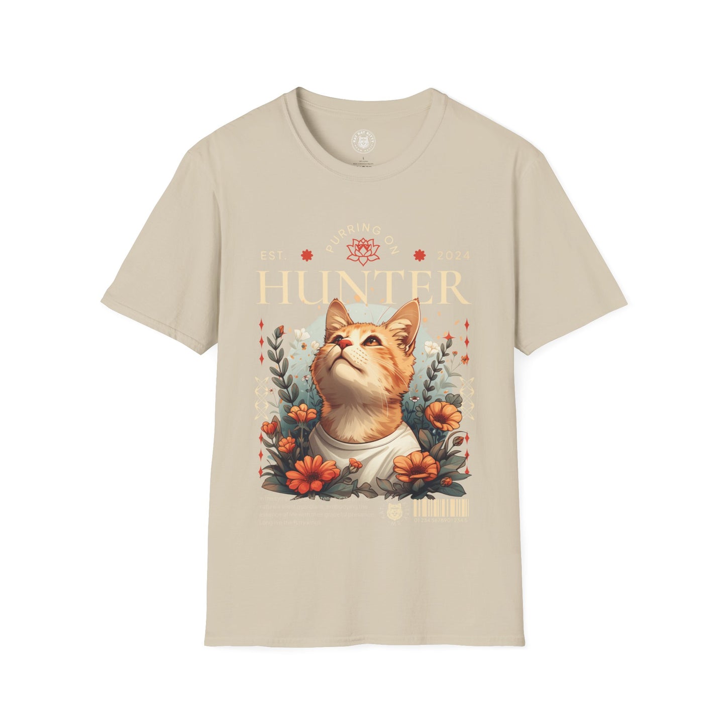 Hunter - Unisex Cat Graphic Tees | Graphic T Shirts