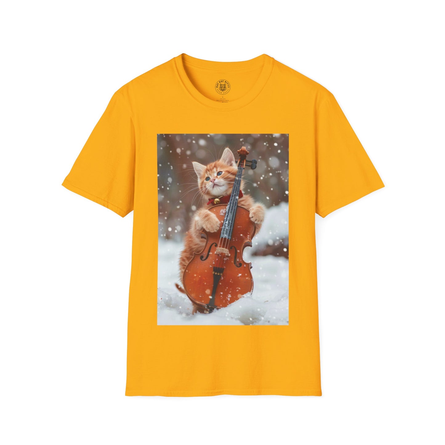 Violinist Cat - Unisex T-Shirt