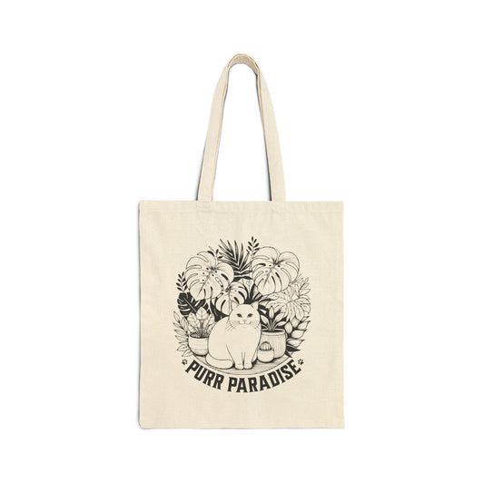 Purr Paradise - Cat Tote Bag