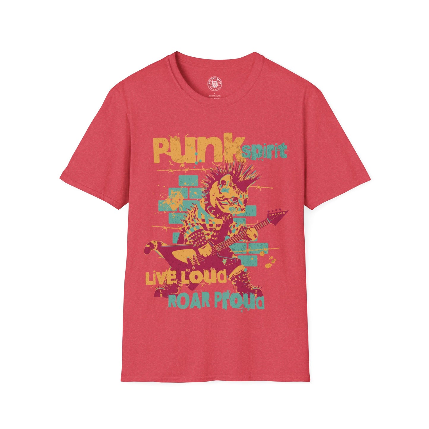 Punk Spirit - Unisex Cat Graphic Tees | Graphic T Shirts