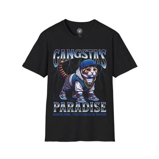 Gangsta´s Paradise - Unisex Cat Graphic Tees | Graphic T Shirts