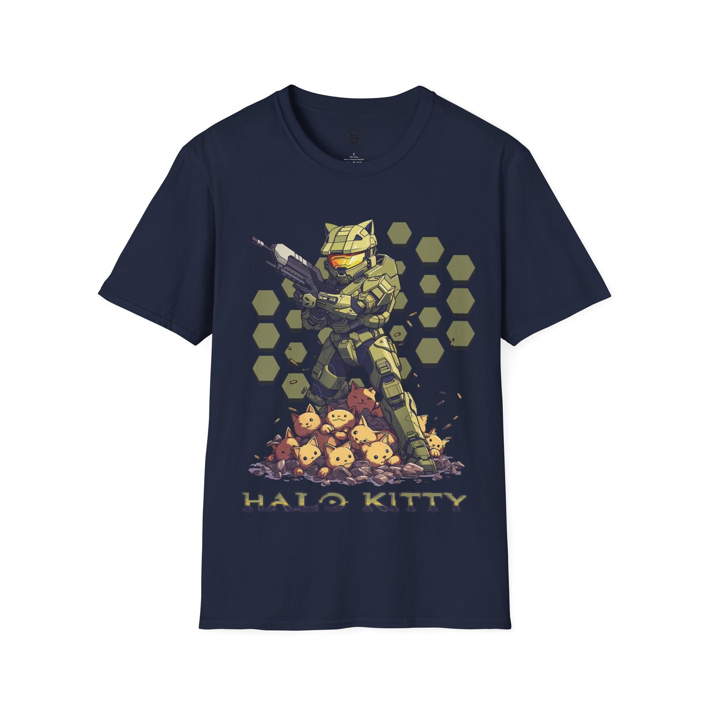 Halo Kitty - Unisex Cat Graphic Tees | Graphic T Shirts