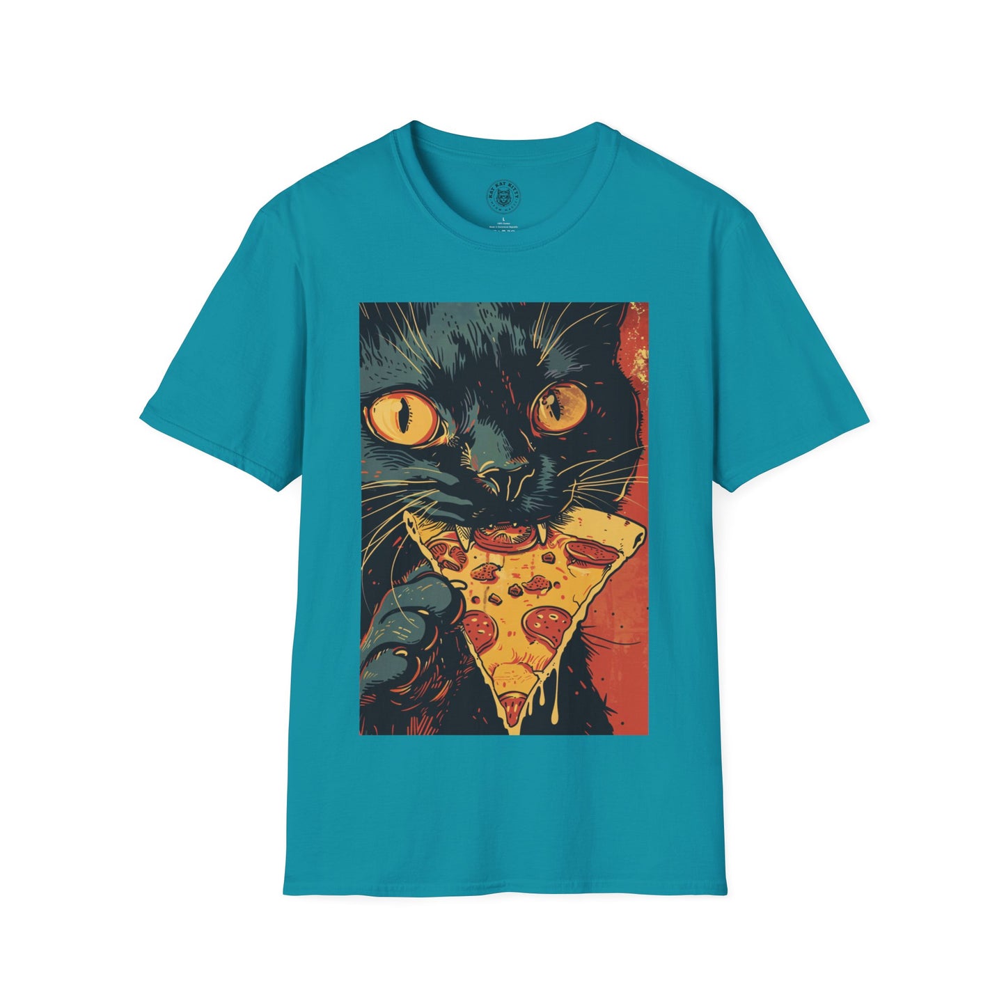 Pizza Cat - Unisex Cat Graphic Tees | Graphic T Shirts