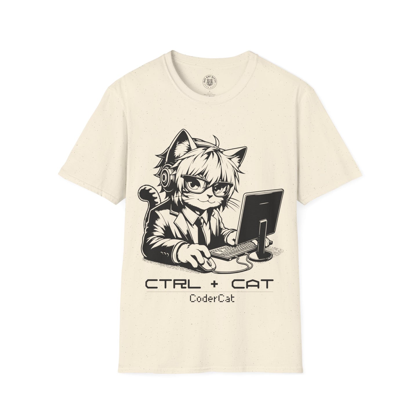 Coder Cat - Unisex Cat Graphic Tees | Graphic T Shirts