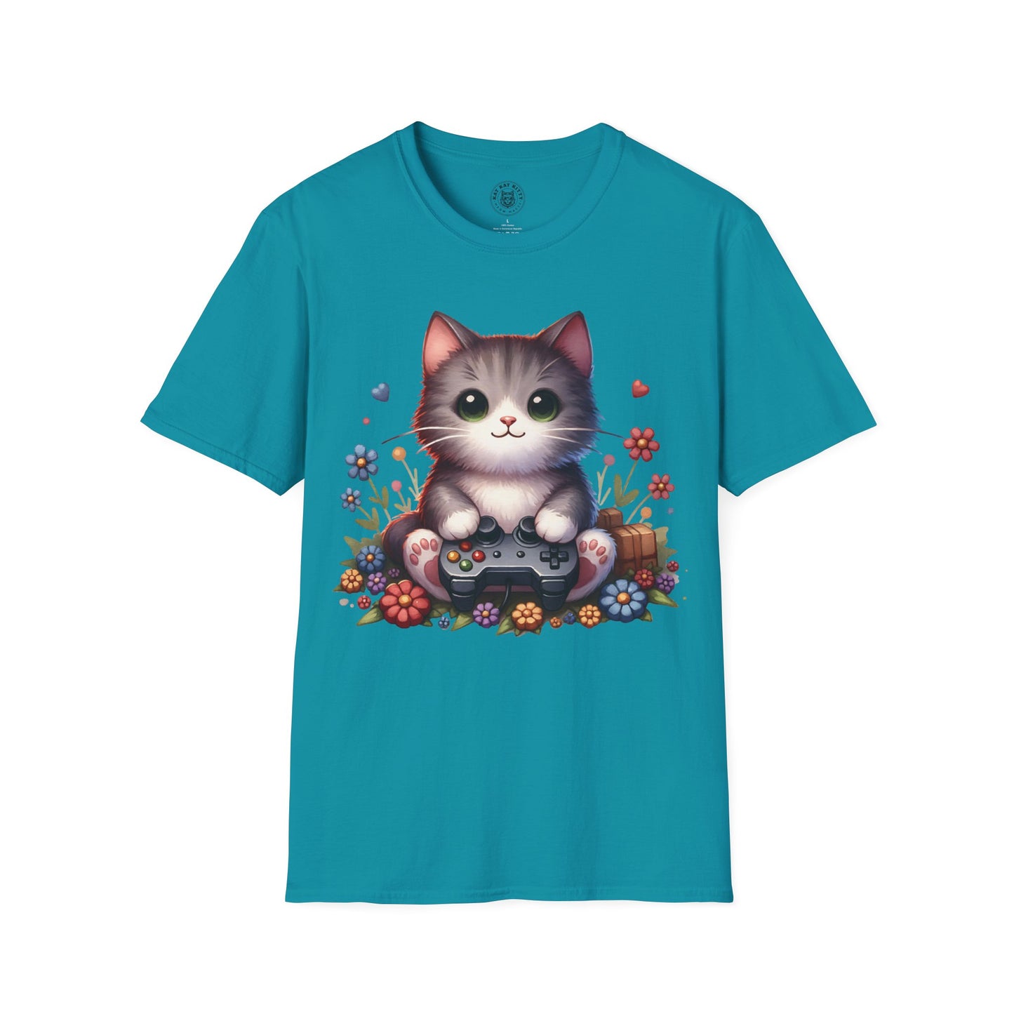 Gamer Cat - Unisex Cat Graphic Tees | Graphic T Shirts