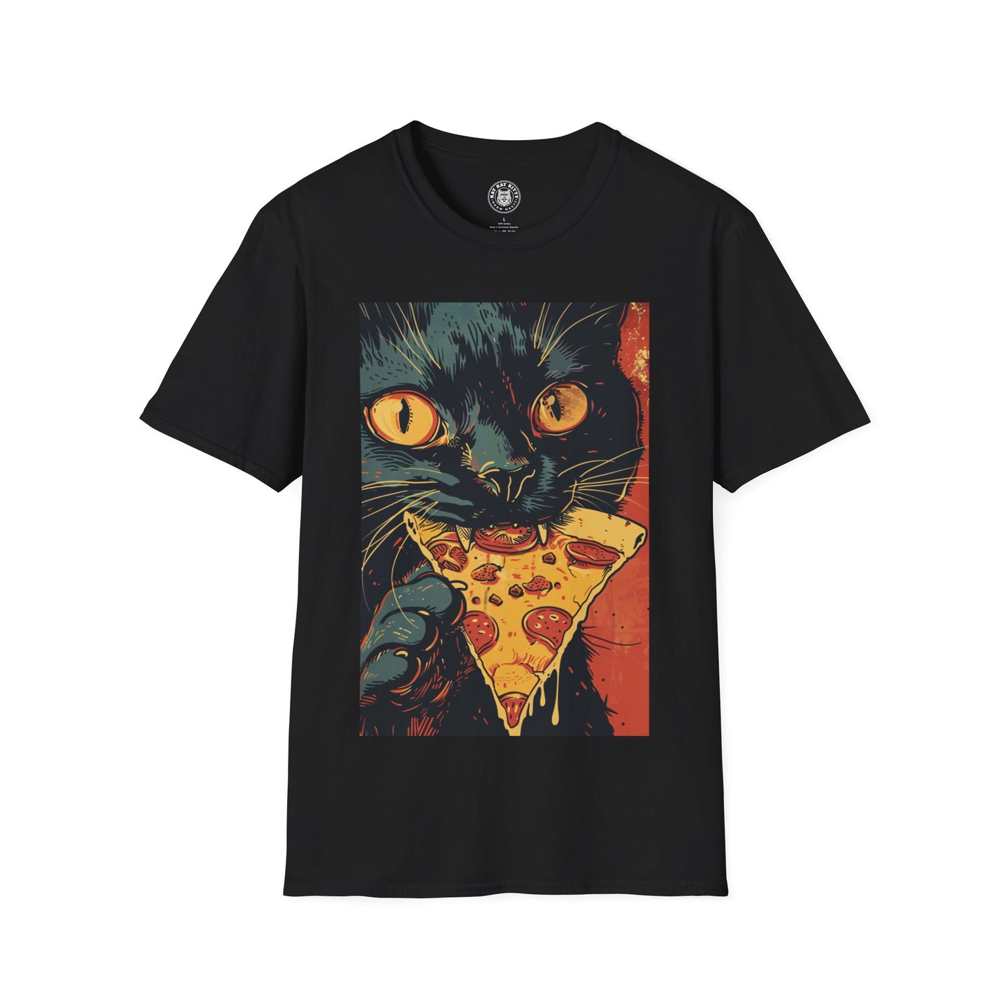 Pizza Cat - Unisex Cat Graphic Tees | Graphic T Shirts