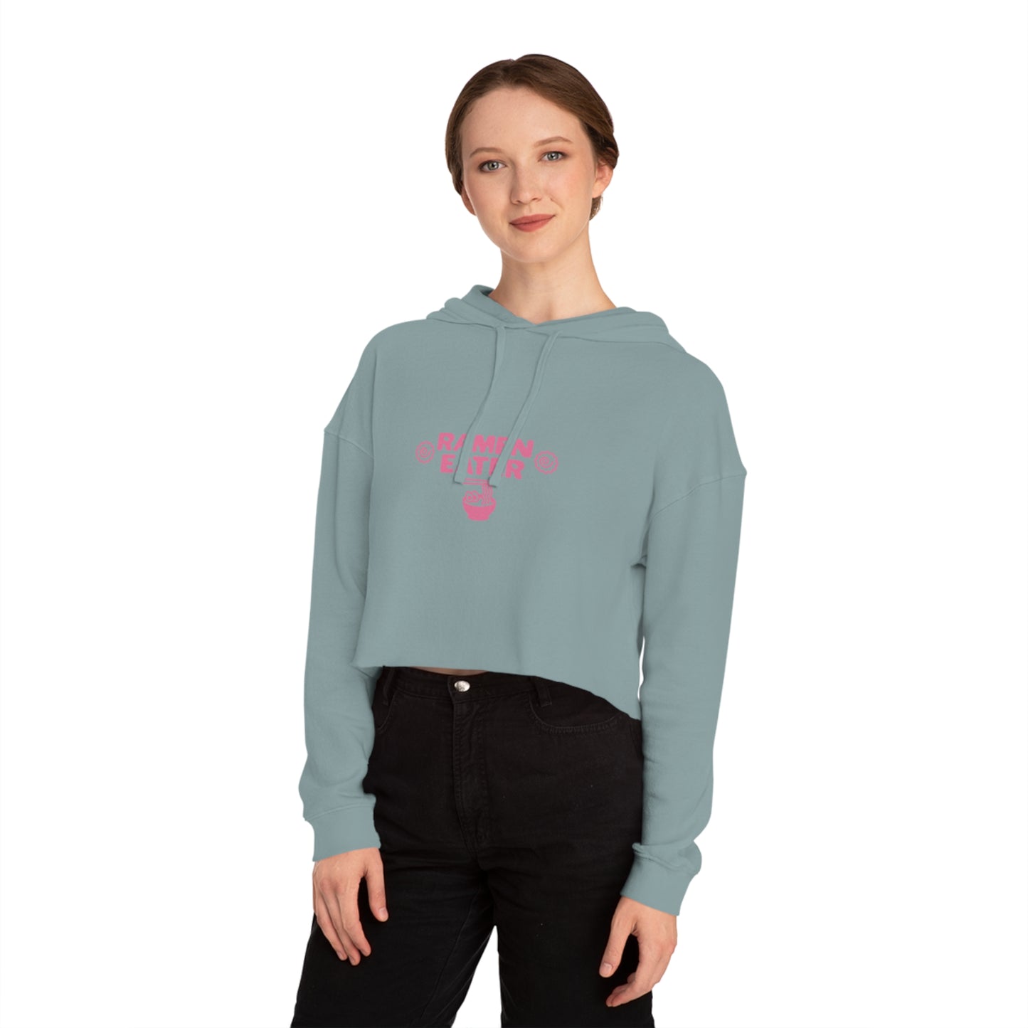 Ramentic Style - Women’s Cropped Hooded Cat Sweatshirt