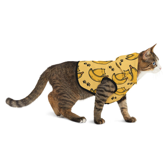 Banana Time - Cat Hoodie / Cat  Sweater