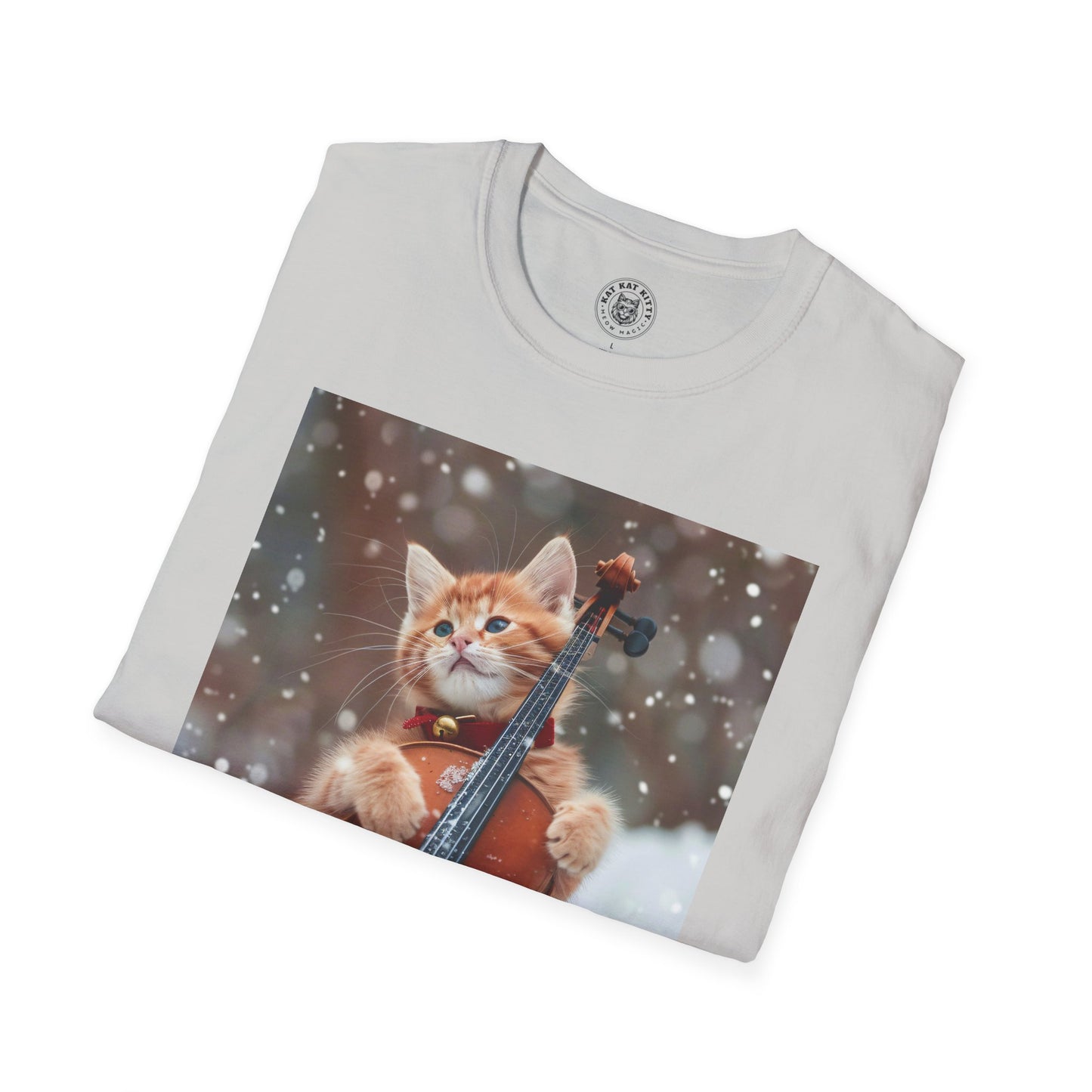 Violinist Cat - Unisex T-Shirt