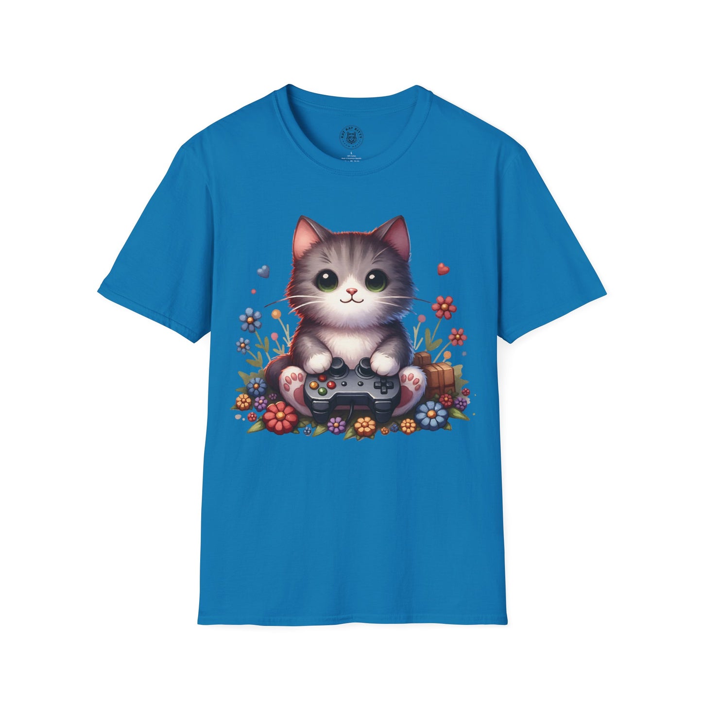 Gamer Cat - Unisex Cat Graphic Tees | Graphic T Shirts