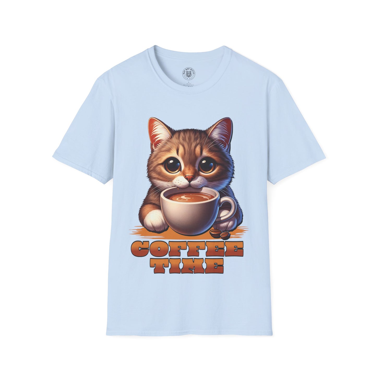 Coffee Time - Unisex Cat Graphic Tees | Graphic T Shirts