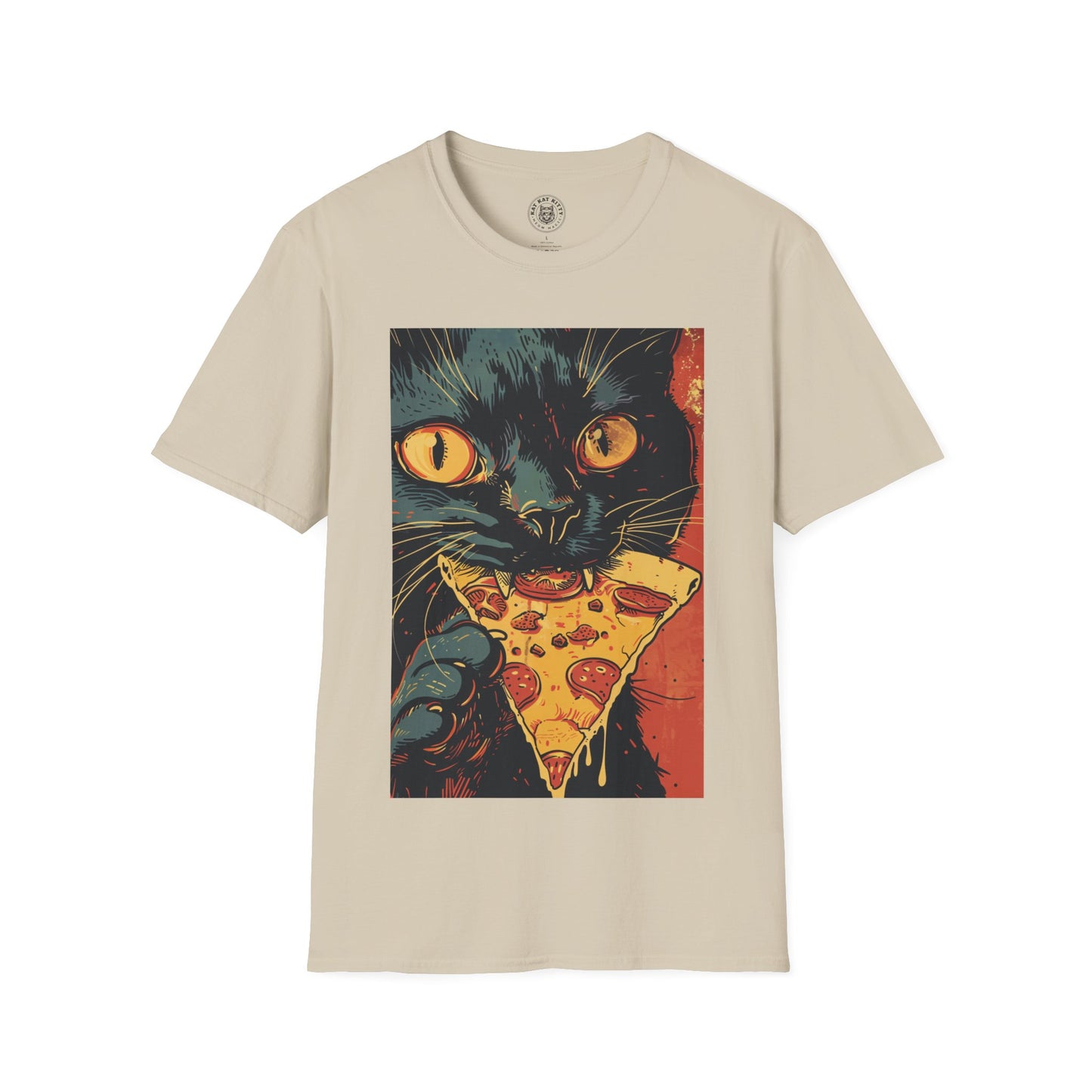 Pizza Cat - Unisex Cat Graphic Tees | Graphic T Shirts