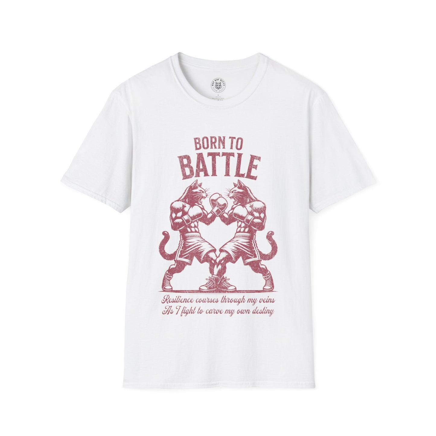 Born to Battle - Unisex Cat Graphic Tees | Graphic T Shirts