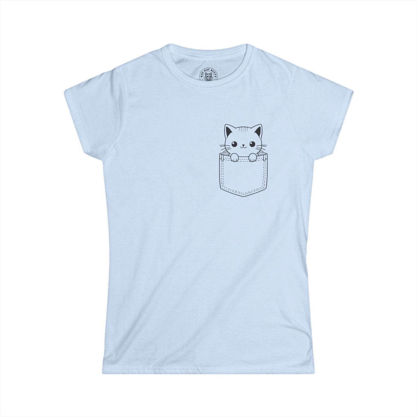 Cat In Pocket 4 - Women's Cat Graphic Tees | Graphic T Shirts