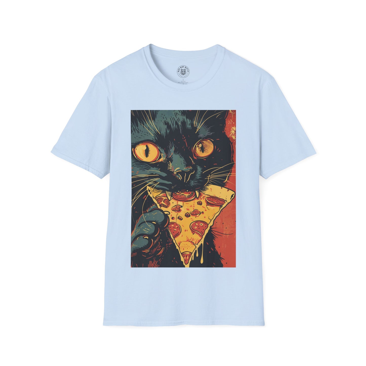 Pizza Cat - Unisex Cat Graphic Tees | Graphic T Shirts