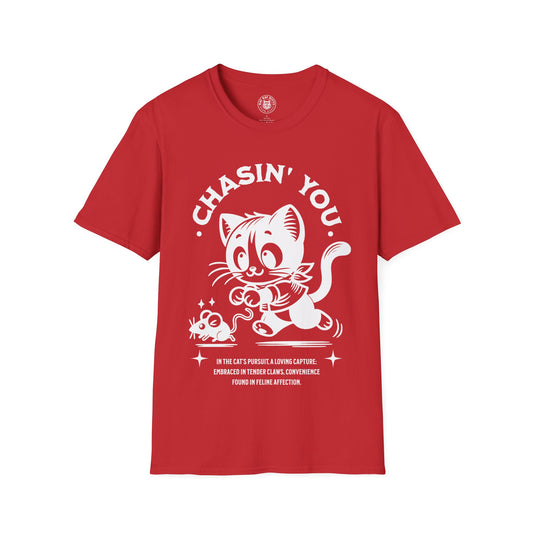 Chasing You - Unisex Cat Graphic Tees | Graphic T Shirts