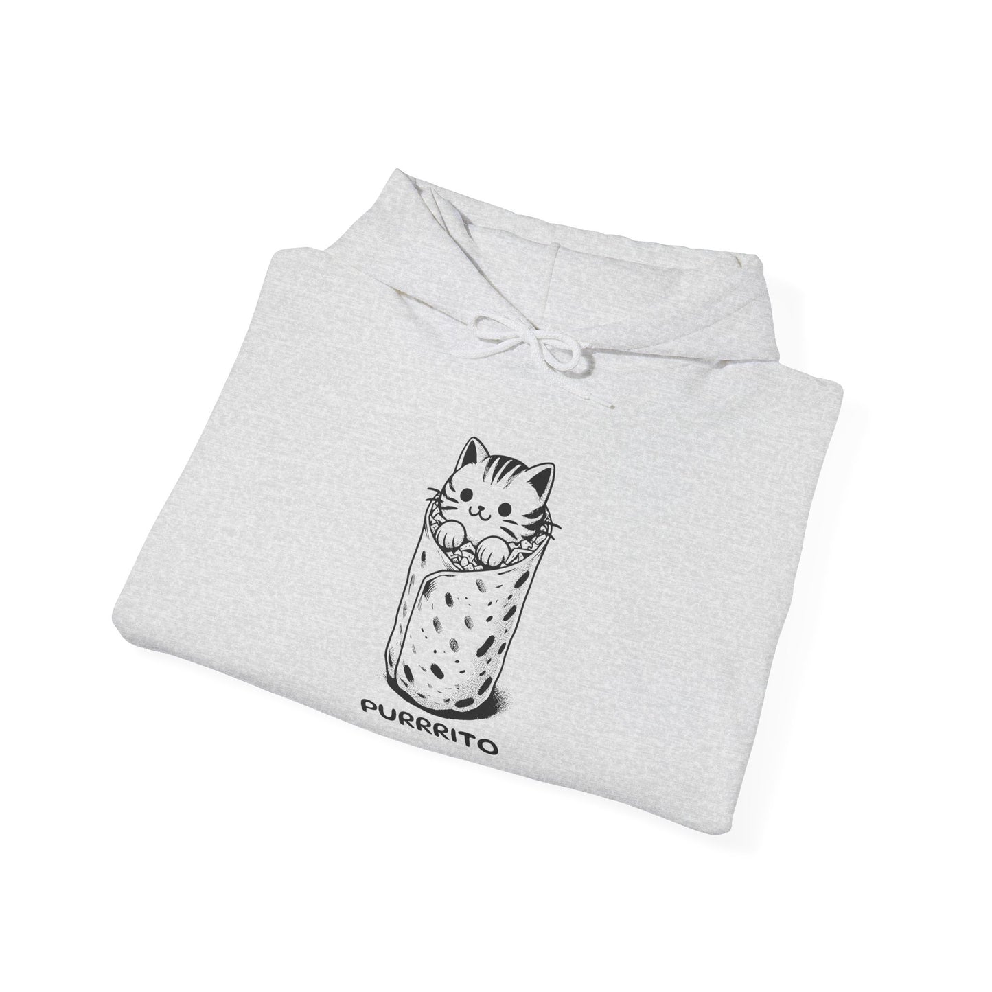 Purrrito - Unisex Heavy Blend™ Hooded Cat Sweatshirt